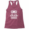 v t shirt inspired by deadliest catch   on the crab. Racerback Tank