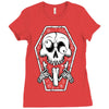 put tongue out Ladies Fitted T-Shirt