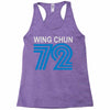wing chun 72 retro Racerback Tank