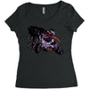moster name Women's Triblend Scoop T-shirt