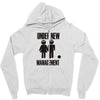 under new management stag night wedding mens Zipper Hoodie