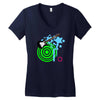 guitar retro music Women's V-Neck T-Shirt