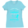 I Dont Need Therapy I Just Need Backpacking Ladies Fitted T-Shirt