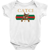 Catci Gucci Parody Baby Bodysuit