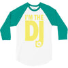 im a dj graphic tee mens 3/4 Sleeve Shirt