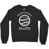 never forget pluto the planet Crewneck Sweatshirt