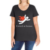 i tred at home Ladies Curvy T-Shirt