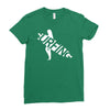 mens surfing Ladies Fitted T-Shirt