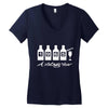 bottles 1965   mens funny Women's V-Neck T-Shirt