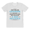 They Call Me Grandpa Because Partner in the Crime Makes Me Sound Like All Over Women's T-shirt