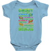 Daddy You Are My Favorite Ninja Baby Onesie