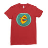 angry goldfish cartoon Ladies Fitted T-Shirt