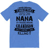 Super Cool Nana Of A Freaking Awesome Grandson T-Shirt