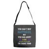 you can't buy happiness, but you can adopt a cat and that's pretty muc Adjustable Strap Totes