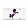 Unicorn Galaxy License Plate