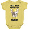 snoring gentleman Baby Bodysuit
