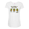 become a ninja turtle Maternity Scoop Neck T-shirt