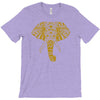 tribal print elephant geometric gold animals cool T-Shirt