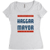 mayor haggar Women's Triblend Scoop T-shirt