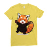 red fox Ladies Fitted T-Shirt