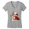 nice cat and dog Women's V-Neck T-Shirt