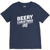 beery christmas hops drinking beer funny V-Neck Tee