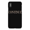 continue iPhoneX