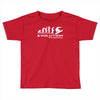 evolution of snowboarding funny Toddler T-shirt