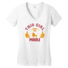 This Girl Loves Poodle Women's V-Neck T-Shirt
