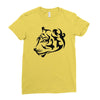 tribal tiger Ladies Fitted T-Shirt
