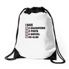 i have 2 daughter Drawstring Bags