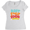 don't sweat the technique Women's Triblend Scoop T-shirt