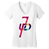 jake paul cool colors Women's V-Neck T-Shirt