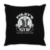 foley's gym Throw Pillow