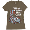 what color is this cat Ladies Fitted T-Shirt
