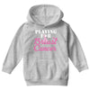 playing for breast cancer Youth Hoodie