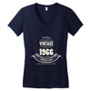 premium vintage 1966 classic perfectly aged limited edition Women's V-Neck T-Shirt