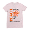 wear peach for  my [you can write any name] Ladies Fitted T-Shirt