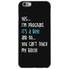 Yes...I'm Pregnant.It's a Boy! And No...You Can't Touch My Belly! iPhone 6/6s Case