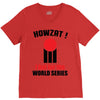 HOWZAT I BAT FOR THE WORLD SERIES V-Neck Tee