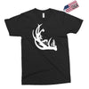 deer antler with buck forest Exclusive T-shirt