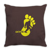 bigfoot gone Throw Pillow