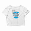 hipster ice cube Crop Top