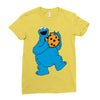 Cookie Monster Ladies Fitted T-Shirt