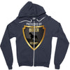 protected by boxer security Zipper Hoodie