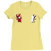 listen to your conscience Ladies Fitted T-Shirt