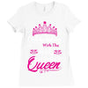 Celebrating With the 4th Birthday Queen Ladies Fitted T-Shirt