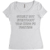 surely not everybody was kung fu fighting Women's Triblend Scoop T-shirt