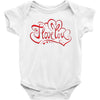 love red Baby Bodysuit