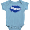 sig sauer guns oval Baby Onesie